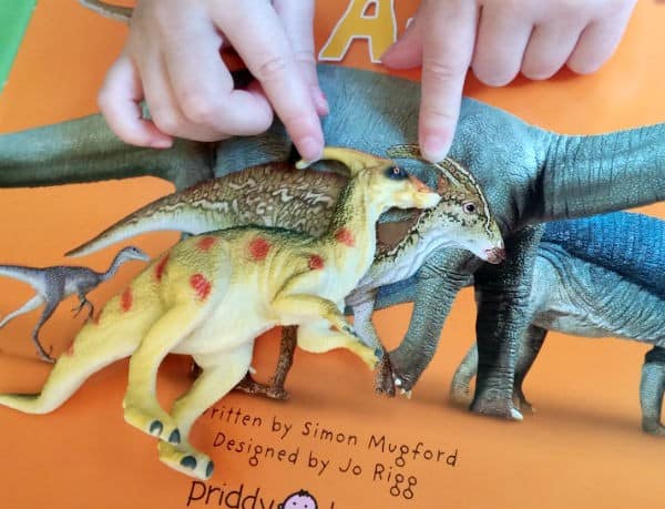 Fun Dinosaur Science for kids this summer, based on the book Dinosaur A to Z bringing alive children's storybooks for kids of all ages
