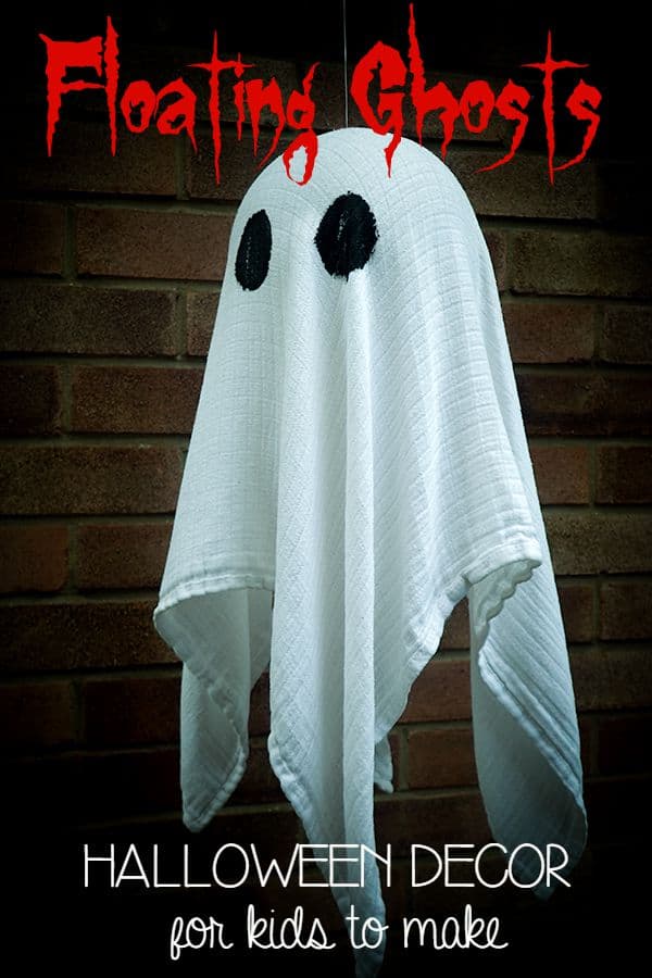 Floating Ghost Halloween Craft for kids and adult, create this floating ghost to decorate the home for Halloween