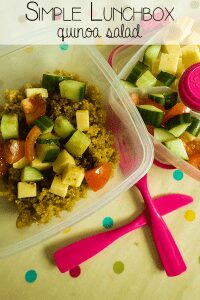 Simple Lunchbox Quinoa Salad