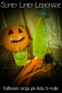 Slimey Limey Lemonade – Halloween Recipe