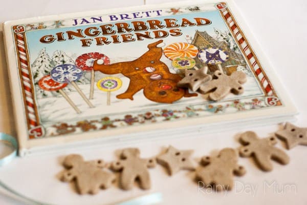 Pattern making based around the book Gingerbread Friends by Jan Brett to create a pretty scented Christmas Decoration