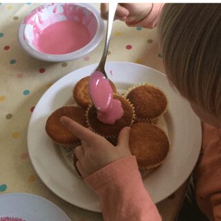 Kids in the Kitchen - making simple cupcakes for kids to decorate. An easy go to recipe for when kids want to cook