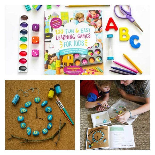 100 Fun and Easy Learning Games for Kids, review of this fantastic book for parents and educators that will provide hands-on learning for young kids.