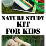 Put together your own Nature Study kit for the kids this summer and watch as they go screen free and explore the world around them.