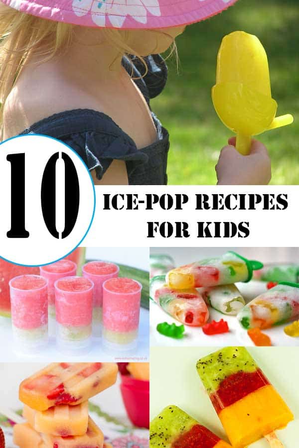 10 Delicious easy to make ice-pop recipes that kids can enjoy and keep them cool this summer