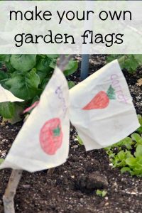 DIY Flag Garden Markers