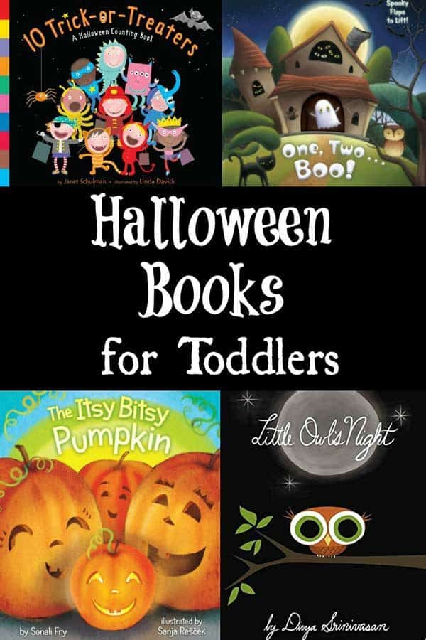 A guide to the best Halloween Books for toddlers and preschoolers, discover this fun none scary books that you can share together.