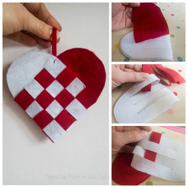 Create your own Scandinavian Woven Heart Ornament to decorate the or home or tree. Follow these simple instructions for a little Hygge in your home.