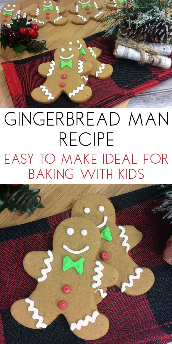 Easy Gingerbread Recipe that is kid-friendly and perfect for even preschoolers to make with supervision. Simple recipe to bake at Christmas time to create memories and traditions in the kitchen