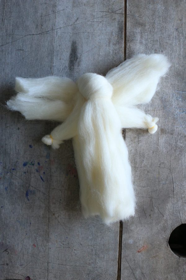 Check out this easy wool angel tutorial for kids to craft during Advent, Christmas, and beyond! It's easy to modify to an ornament or fairy, too.