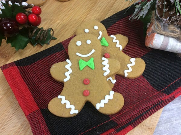 Gingerbread Man Recipe for Kids perfect for creating decorated cookies like these