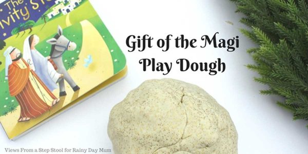 Make your own calming gift of the magi play dough with this simple recipe that you can use in connection with The Christmas Story for sensory play.