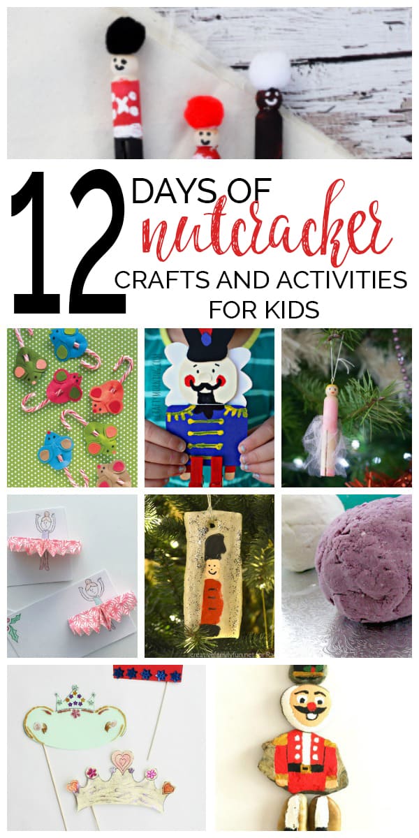 Be Inspired with 12 fantastic ideas for Nutcracker Crafts and Activities for Kids. Read the book, watch the film, visit the ballet and CREATE together.