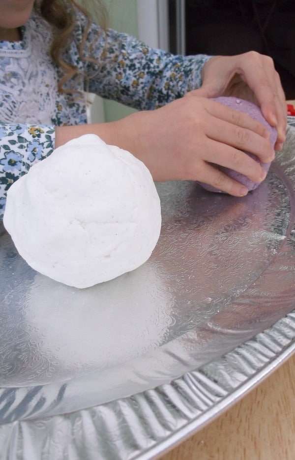 Recipe for a sensory dough based around the Christmas Story of The Nutcracker. This Sugar Plum sensory dough is soft and easy to make.