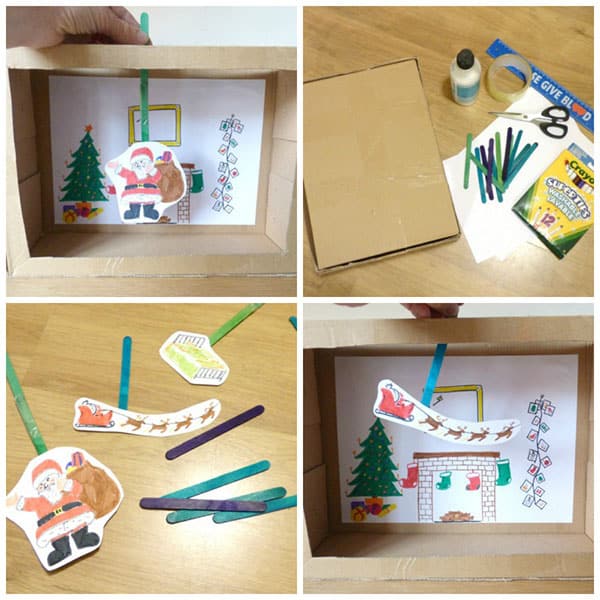 Twas the Night Before Christmas DIY Puppet Theatre