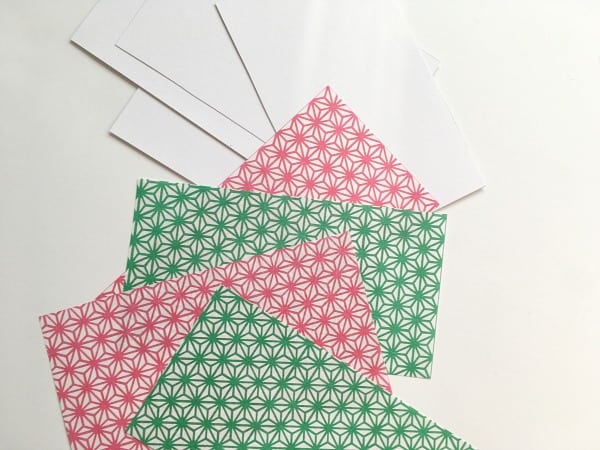 materials needed for making DIY gift tags with kids 