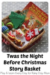 Twas the Night Before Christmas Story Basket