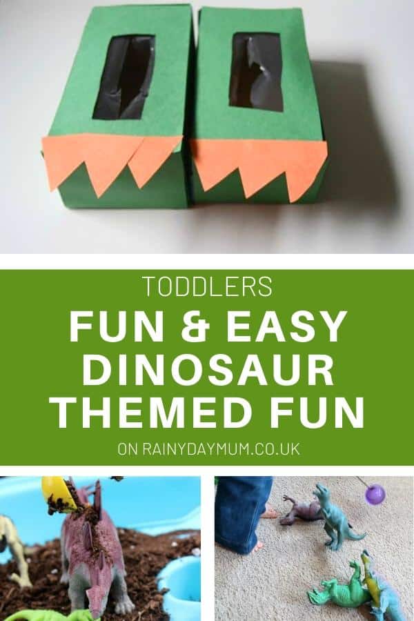 easy and fnu dinosaur crafts and activities for toddlers
