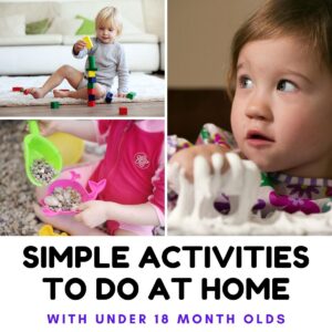 Fun Activities for 18-month-old and younger