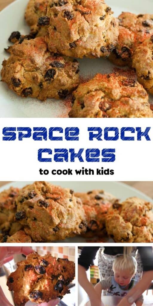 Space rock cakes to cook with kids