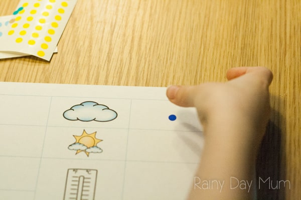 Guide and lesson plan on recording and graphing weather with preschoolers. Including book suggestions, circle time and resources.