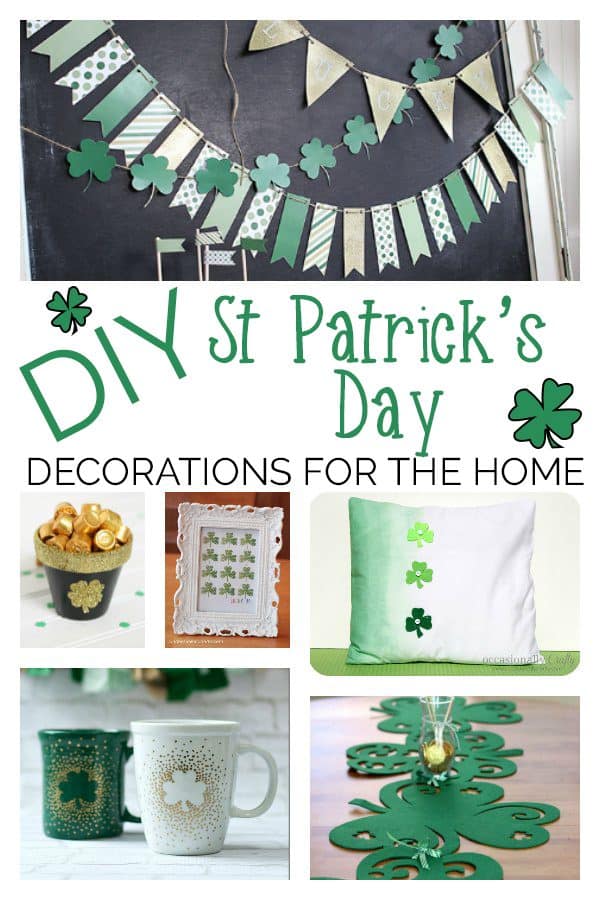 Get crafty and decorate your home with these easy and frugal DIY St Patrick's Day decorations that will make you feel ever so lucky!