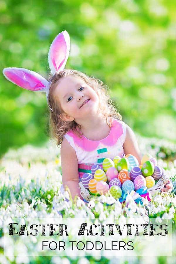 Easy Easter Activities for Toddlers, with Easter Crafts including some Christ Centered ones and recipes to bake together.