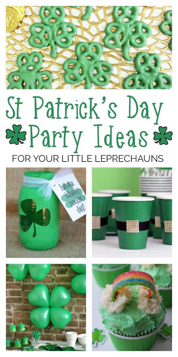 Celebrate St Patrick's Day with your little leprechauns by throwing a party with these 10 simple DIY ideas that will make it go with a bang!