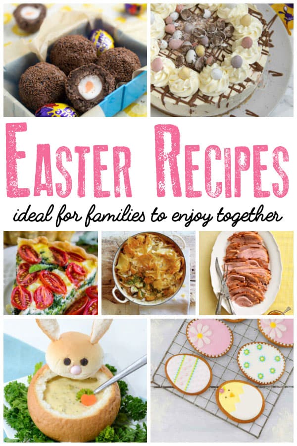 Family approved Easter Recipes to help you meal plan for your celebrations, including breakfast, lunch, dinner and dessert.