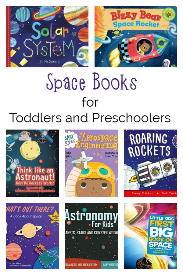 Cosmic Space Books for your fledgling astronaut, help them soar into the stars with these books for toddlers and preschoolers focused on outer space.