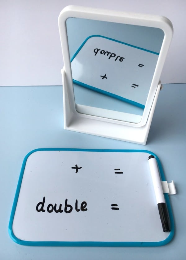 Simple to set up Maths Centre activity for home or the classroom to teach doubling ideal for use with Foundation Stage or Kindergarten.