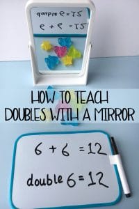 How to teach doubles with a mirror