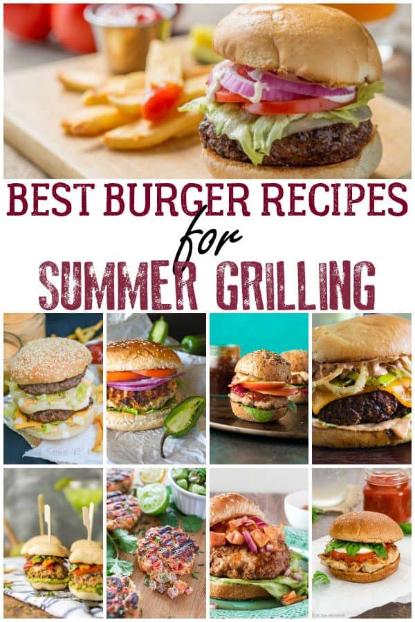 Delicious homemade burger recipes to suit every taste ideal to throw on the grill this summer including vegetarian options and more.