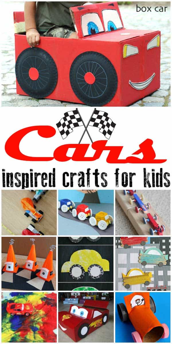 Be inspired by Disney Pixar's Cars 3 this summer and get creative with the kids with these Cars inspired crafts for all ages.