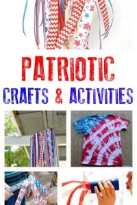 Over 20 different Patriotic crafts and activities for kids that are easy and fun to do. Ideal for 4th July or Memorial Day.