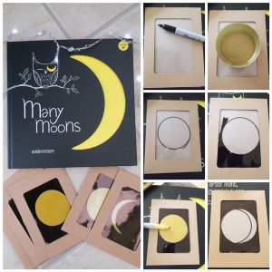 Create your own moon phase display with this simple tutorial on how to create a light up moon phase bunting for your room or home