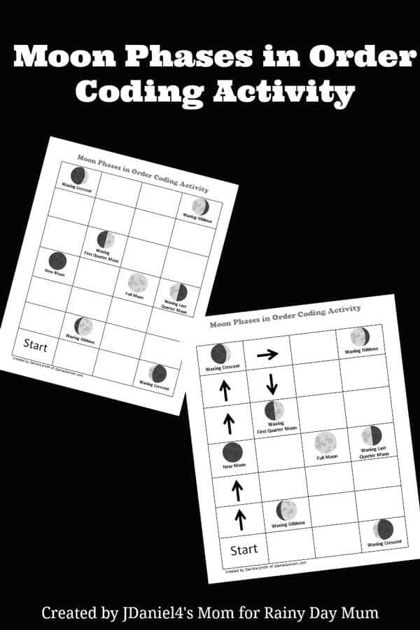 code the moon simple kids coding activity