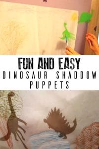 Dinosaur Shadow Puppets