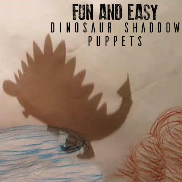 dinosaur shadow puppets