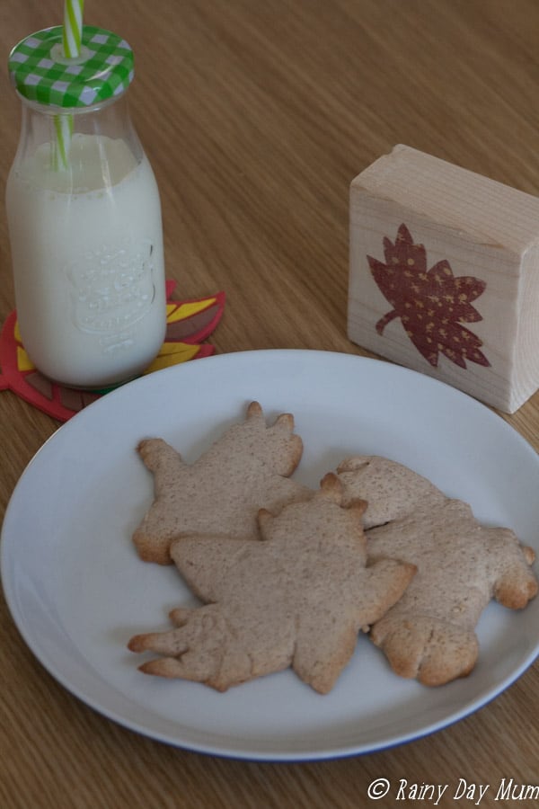Easy recipe to cook with kids - perfect for autumn baking with lightly spiced flavour this cookie dough can be made ahead of time and baked when wanted.