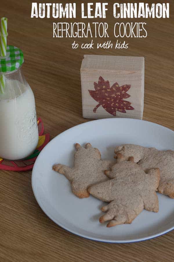 Easy recipe to cook with kids - perfect for autumn baking with lightly spiced flavour this cookie dough can be made ahead of time and baked when wanted.