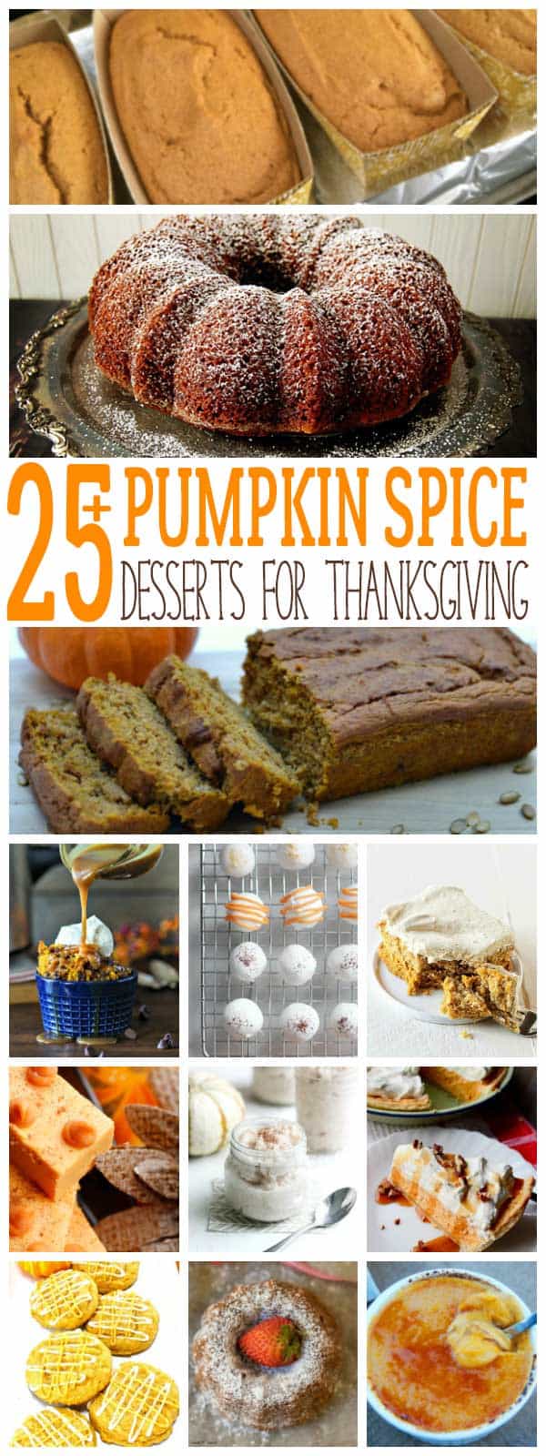 Get stocked up on Pumpkin Spice and Puree as these delicious dessert recipes will inspire you to bake and help you meal plan for Thanksgiving and fall.