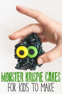 Monster Krispie Cakes Recipe for Kids to Make