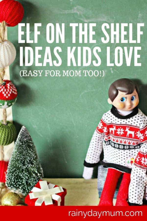 Fun and simple Elf on the Shelf Ideas for families including a printable pack for helping you get started with this tradition plus top tips on what to do!
