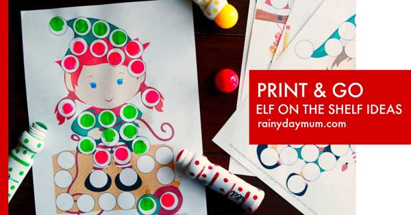 Fun and simple Elf on the Shelf Ideas for families including a printable pack for helping you get started with this tradition plus top tips on what to do!