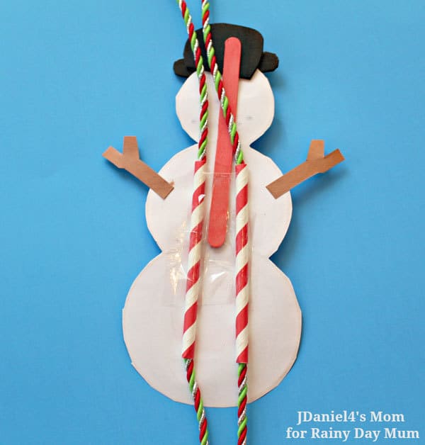 Fun winter or Christmas themed STEAM challenge activity for kids based on the storybook and movie The Snowman by Raymond Briggs.