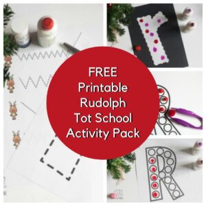 Rudolph and Reindeer Toddler Activity Pack