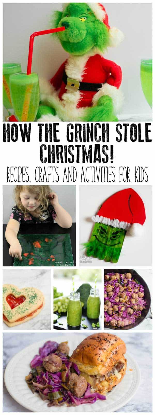 Fantastic selection of How the Grinch Stole Christmas! book and movie inspired activities, crafts and recipes for kids of all ages.