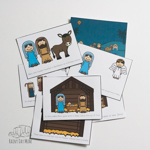Help your child understand the Christian meaning behind Christmas with this Nativity Story Sequencing Activity with FREE Nativity Story Cards to use.