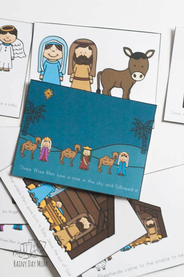 Help your child understand the Christian meaning behind Christmas with this Nativity Story Sequencing Activity with FREE Nativity Story Cards to use.